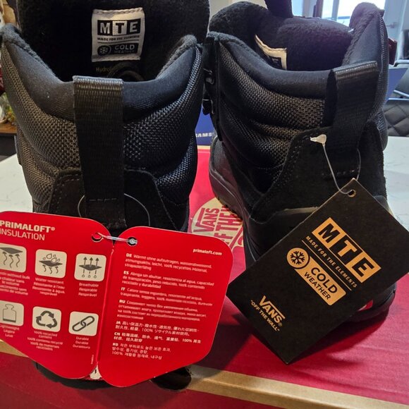 Vans UltraRange EXO Hi MTE-2 Mens Size HIKING Boot Shoe 10 Black Waterproof NEW - Picture 4 of 15